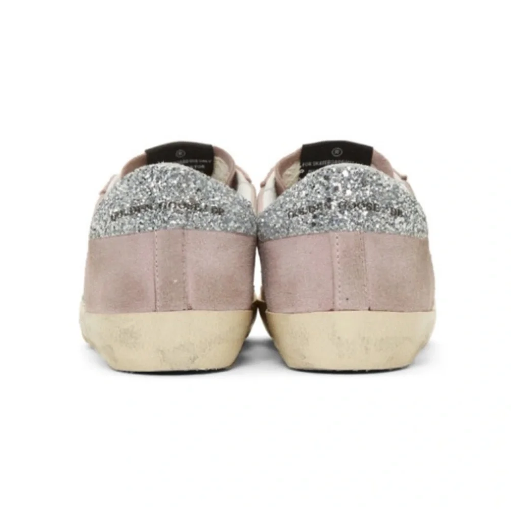 Golden Goose Superstar Glitter and Suede Sneakers - Picture 6 of 12